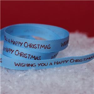 Wash Day Ribbon - Wishing you/Sky Blue